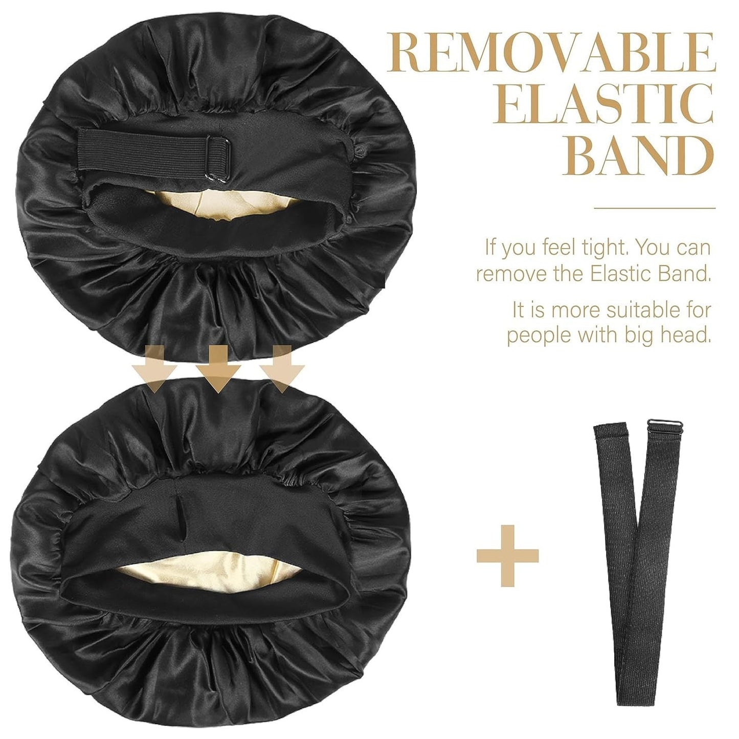 Adjustable Double Layer Hair Bonnet