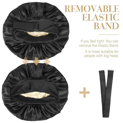 Adjustable Double Layer Hair Bonnet