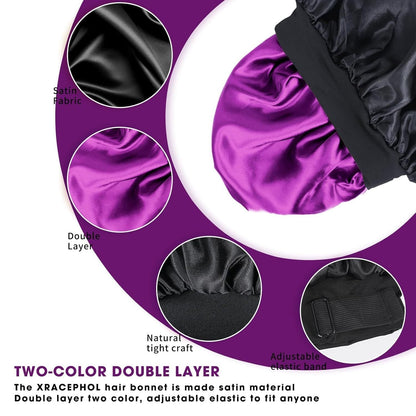 Adjustable Double Layer Hair Bonnet