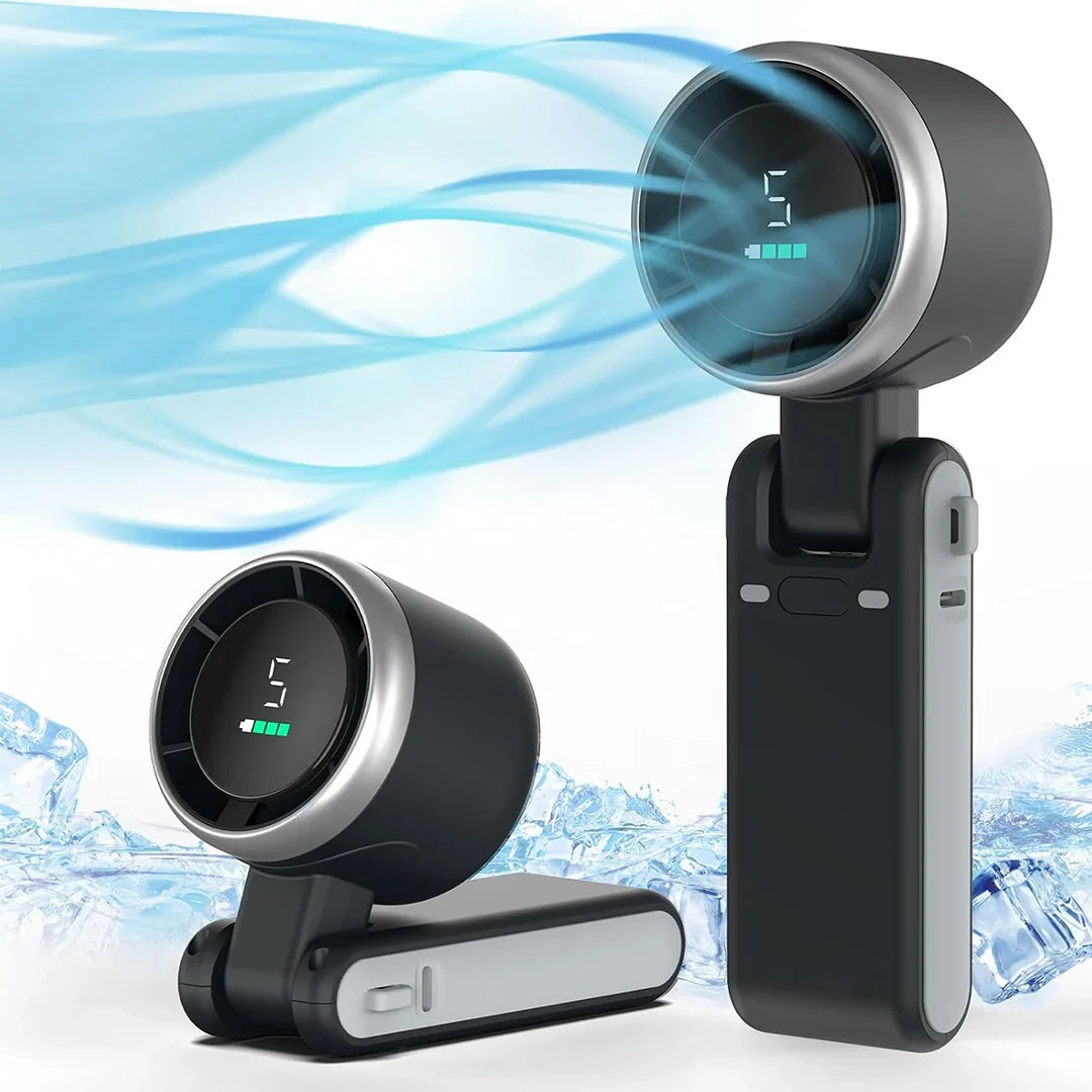 3-in-1 Portable Foldable Handheld Turbo Fan