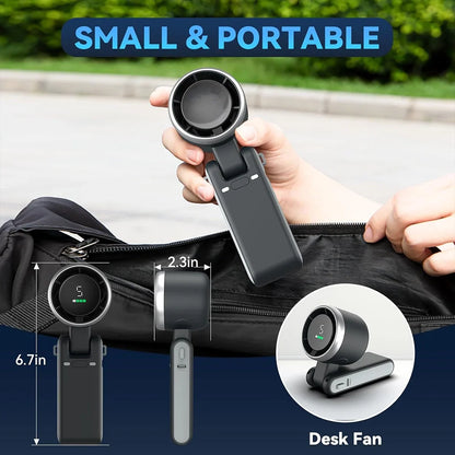 3-in-1 Portable Foldable Handheld Turbo Fan