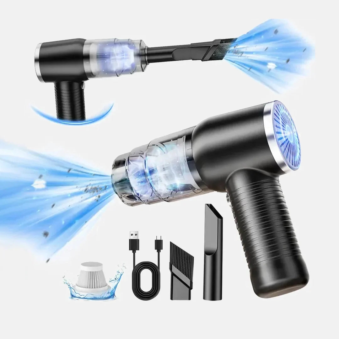 2-in-1 Cordless Handheld Vacuum – Powerful Suction for Home, Car & Desk