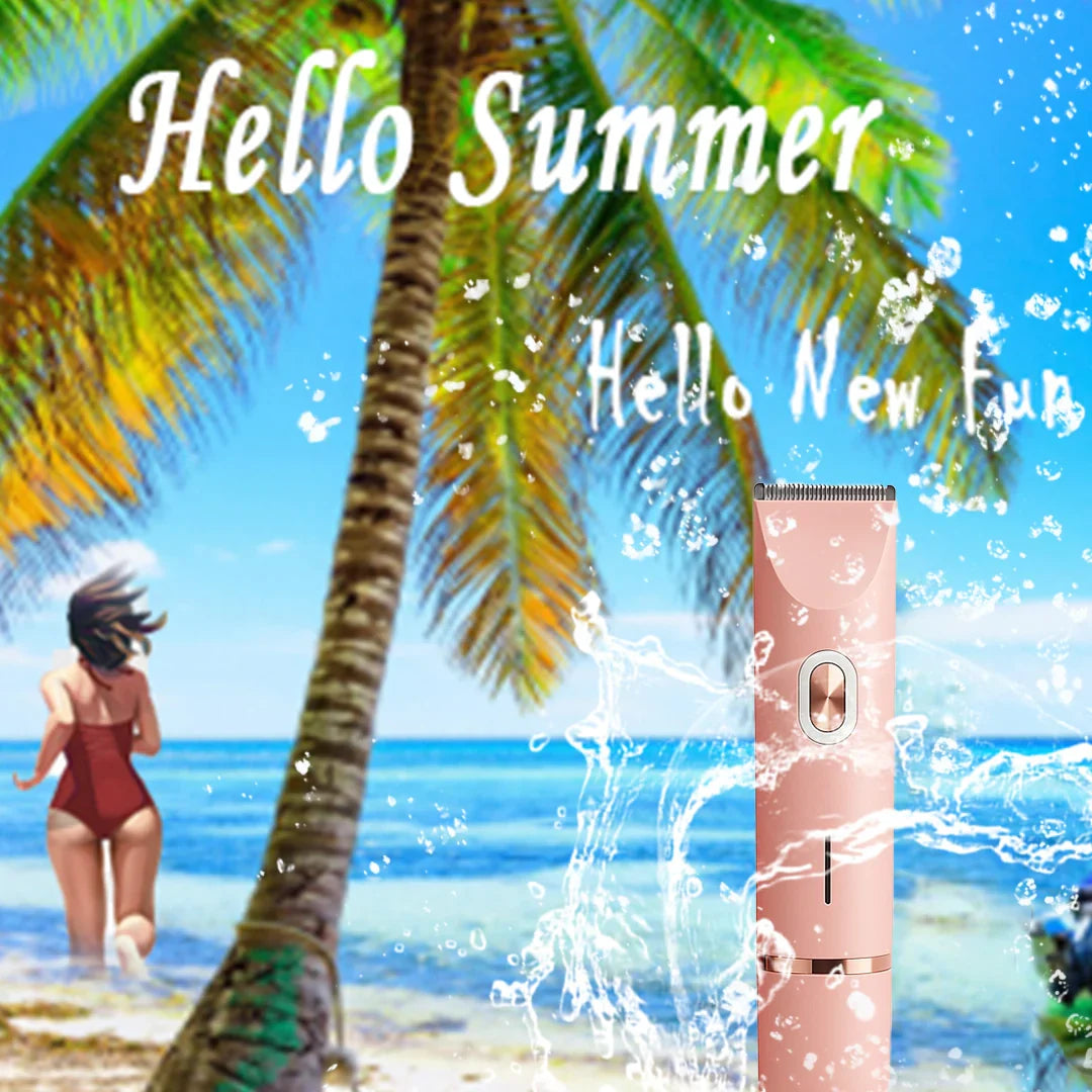 IUIBeauty 2-in-1 Painless Bikini Hair Trimmer