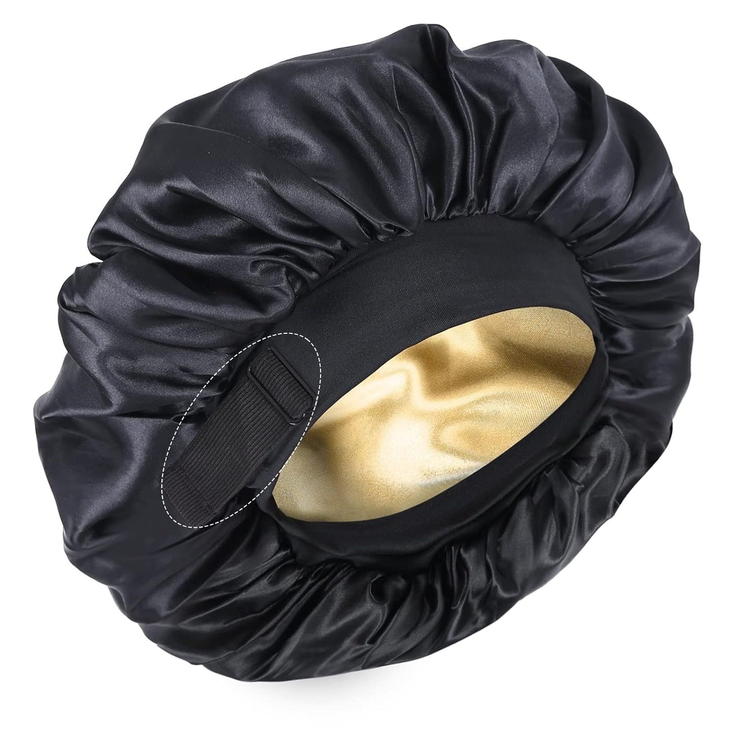Adjustable Double Layer Hair Bonnet
