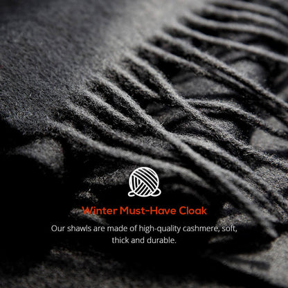 2025 ✨New trendy scarf coat with hair collar