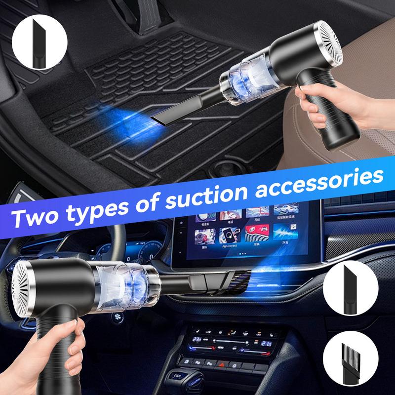 2-in-1 Cordless Handheld Vacuum – Powerful Suction for Home, Car & Desk