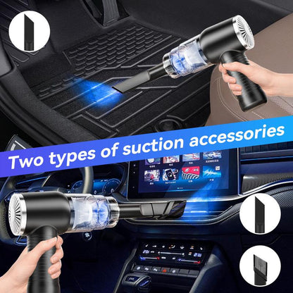 2-in-1 Cordless Handheld Vacuum – Powerful Suction for Home, Car & Desk