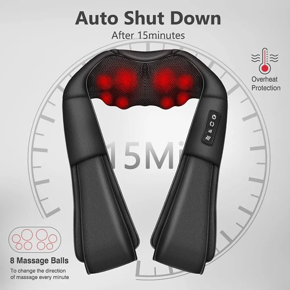 Adjustable Multi-Functional Heated Full-Body Massager