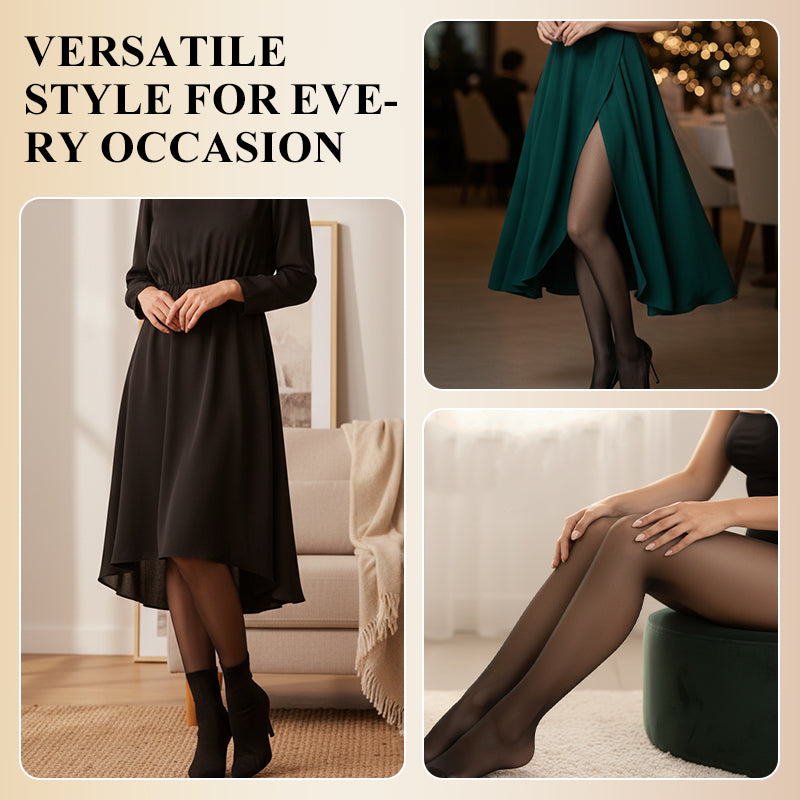 Sculpting Leggings in Faux Fleece with Single Seam