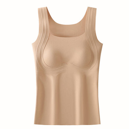 Women’s Thermal Tank Top with Built-In Bra