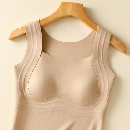 Women’s Thermal Tank Top with Built-In Bra