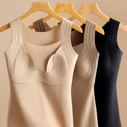Women’s Thermal Tank Top with Built-In Bra