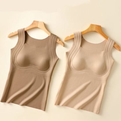 Women’s Thermal Tank Top with Built-In Bra