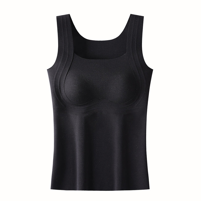 Women’s Thermal Tank Top with Built-In Bra