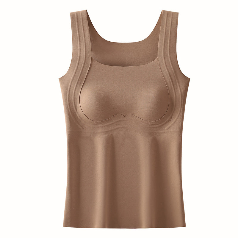 Women’s Thermal Tank Top with Built-In Bra