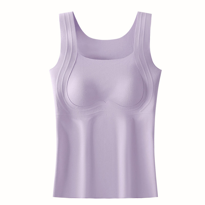 Women’s Thermal Tank Top with Built-In Bra