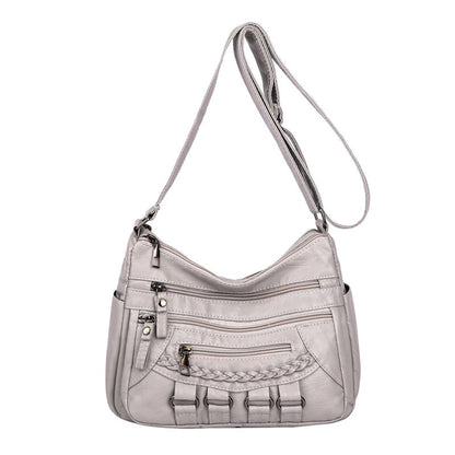 Large Women's Shoulder Handbag with Multiple Pockets