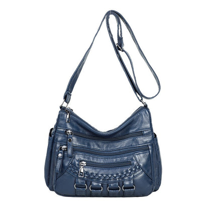 Large Women's Shoulder Handbag with Multiple Pockets